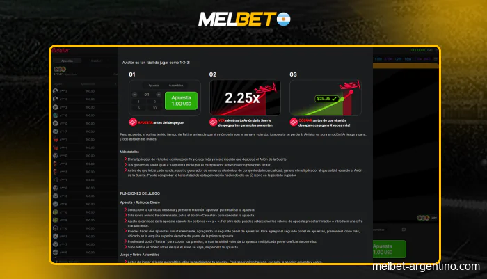 Cómo funciona el juego Aviator en Melbet Argentina y cómo apostar al multiplicador
